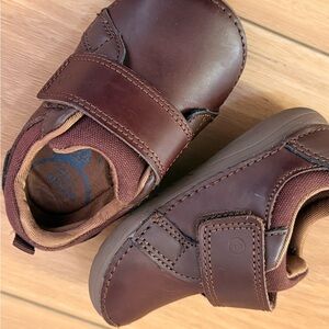 Stride Rite Brown Baby Walker Shoes